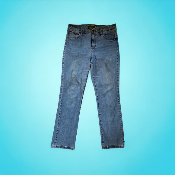 Ralph Lauren LRL Lauren Jeans Co. Blue Denim Jeans Size 14 - Picture 1 of 5